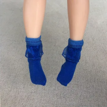 5pairs/veľa Ručné Čipky Krátke Ponožky pre Blythe AZONE 1:6 Bábika Ponožka Pre Barbie jednofarebné Ponožky Barbie Momoko OB 1/6 Bábika