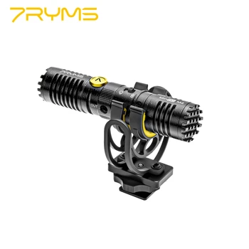 Nové 7RYMS MinBo M2 Shotgun Mikrofón obojsmerná Cardioid Kondenzátora Mic TRS 3,5 MM pre DSLR Fotoaparát Smartphone Vlog Vidoe Microfone