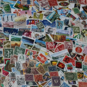 50 KS Nemecko Používa Pravidelných Poštových Známok S Post vyznačenie Papier Na Zber