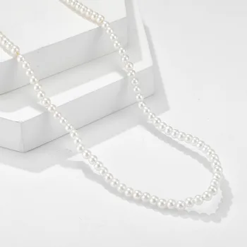 2020 Módne Šperky Jednoduché Horúce Módne Vlnité Perlový Náhrdelník Biele Prírodné Baroková Perla Choker Náhrdelník Pre Ženy, Strán, Svadby