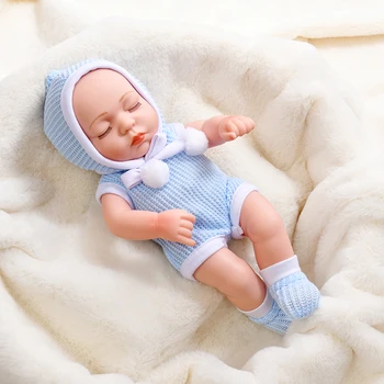 Nepremokavé Roztomilý Bebe Reborn Bábiky Pre Dievčatá Dar 30 cm Full Silikónové Telo Realistické Reborn Baby Doll