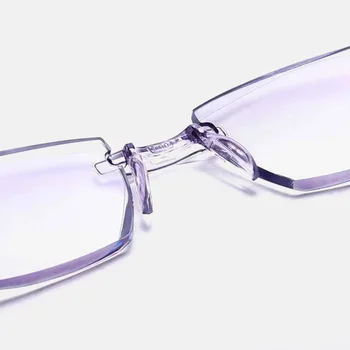 ZUEE Okuliare na Čítanie Ďaleko A Blízko Dvojakým použitím Starších Smart Zoom Anti-modré Svetlo Anti-žiarenia Orezávanie Frameless Glasse +100-+400