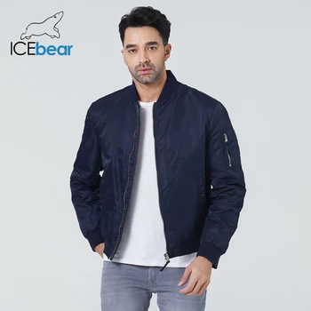 ICEbear 2021 Nové jarné pánske krátke bunda módne letu bundy módne pánske oblečenie vysokej kvality značky kabát MWC20706D