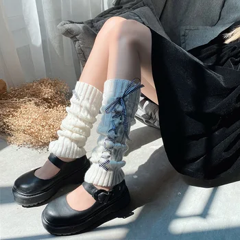 Nový Japonský Lolita Sladká Holka, Chlpaté Nohy Pletené Návleky Na Nohy Kryt Ženy Jeseň Zimné Móda Ponožky Cosplay Haldy Haldy Ponožky