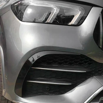 4Pcs Auto Prednej Strane Nárazníka Splitter Spoilery Výbava pre Mercedes-Benz GLE W167 2020 AMG