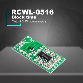 RCWL-0516 Dopplerov Radar Senzor senzor Mikrovlnná rúra Modul pre Arduino Ľudské Telo Indukčné Prepínač Inteligentná Detekcia