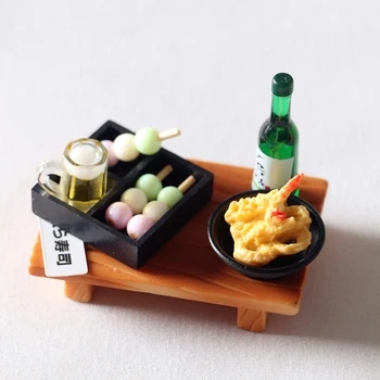 Nové Kreatívne Domček Pre Bábiky Miniatúrne Potravín Japonské Sushi Ryby Loptu Tempur Bento Bábika Kuchyňa Hračka Darček