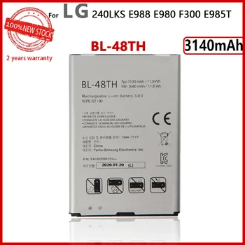 Originálne batérie BL-48TH batéria Pre LG pro lite D686 E980 E985 E986 Optimus G Pro E940 E977 F-240K F-240S 3140mAh Na Sklade kontakty batérie