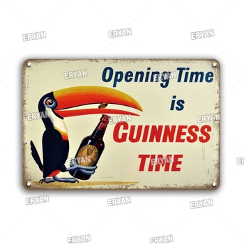 Klasické Pivo Plagát Retro Kovov Cín Prihlásiť Vintage Irish Pub Bar Dekoratívne Kovové Platničky Značky Rustikálny Muž Jaskyňa Domova Plakety