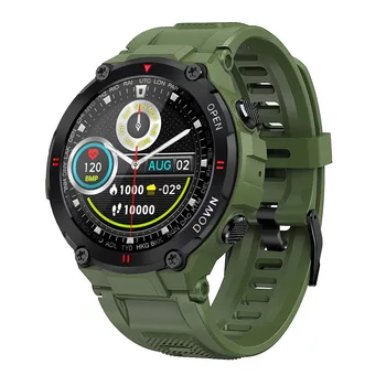 K22 Smart Hodinky Mužov 400Mah Big Batérie Prehrávanie Hudby Fitness Tracker Bluetooth Hovor Šport Smartwatch 2021 Monitorovanie Zdravia