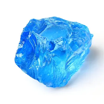 1PC Čakra Quartz elektrolyticky pokrývajú Farba Crystal, Modrý Kameň Minerálne Vzorky Hrubé Nepravidelný Uzdravenie Prívesok