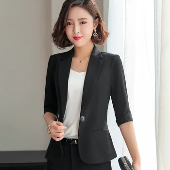 Sako žena nový kórejský štýl módy temperament bežné malé vyhovovali žena 2019 jar malé suit ladies bunda