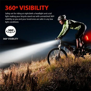 Cyklistické Svetlo Vodotesné Zadné zadné Svetlo LED USB Štýl Nabíjateľnú Batériu alebo Štýl Bicykli jazda na Bicykli Prenosné Svetlo