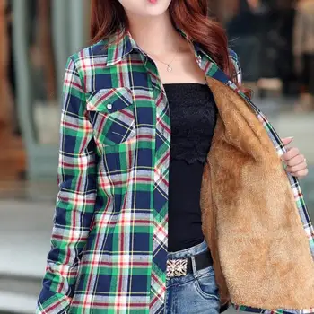 2020 Jesenné A Zimné Oblečenie Nové Kórejská Verzia Koberčeky Plus Nežnej Ženy Tričko Hrubé Teplo Slim Sladké Dámske Tričko