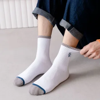 Móda Výšivky Ženy Ponožky Kawaii Jar Bavlna All-Zápas Japonský Štýl Roztomilý Športové Ponožky Priedušná Chaussette Femme Sokken