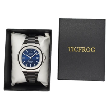 2021 Nové TICFROG Dizajn Top Značky Športové pánske Quartz Hodinky z Nerezovej Ocele, Vodotesné 50M Japonsko Pohyb Luxusné náramkové hodinky