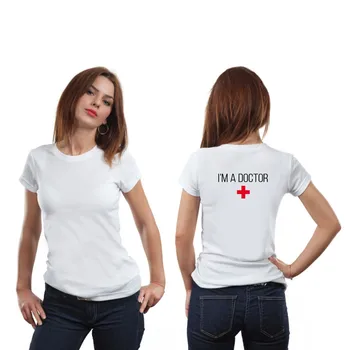Ženy Lekárskej T-shirt ivuniforma som doktor