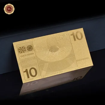 Zriedkavé & Pekné Holandsko Bankoviek Vyryté 10 Guldenu Zlato, Bankovky Á Zlato Pre Domáce Dekoráciu