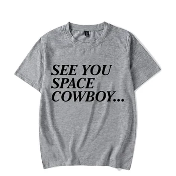 Pozrite Si Space Cowboy Mužov Tričko Letné Topy Tričko Kovboj v tomto článku T-Shirt Väčšiu Veľkosť Homme Black Svetelný T-shirt Homme Muž