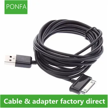 10 ft 3M Super Dlhý USB Nabíjací Kábel Nabíjací Kábel pre Samsung Galaxy Tab 2 P3100 P5100 Note 10.1 N8000 P7510 P6800 P1000