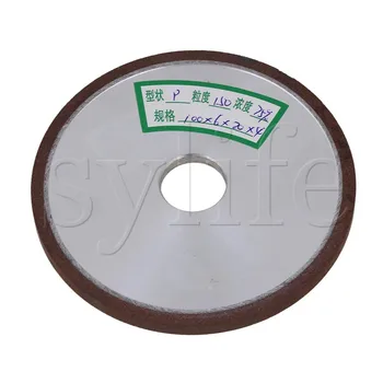 150Grit Hliníkové Živice Diamond Plochý Disk, Brúsne Koliesko 100mmDia 6 mm Hrúbka