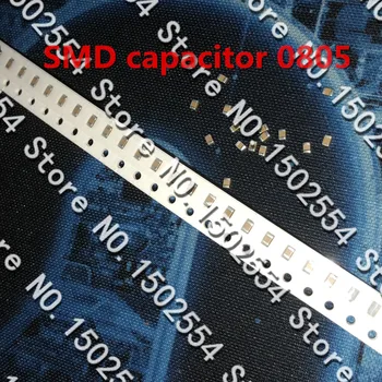 50PCS/VEĽA SMD keramické kondenzátor 0805 0.1 UF 100V 100NF 104K X7R 10%