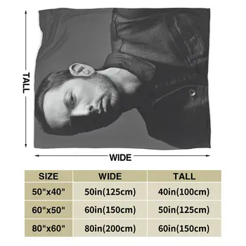 Eminem pohovkou, spálňa dekoratívne teplá deka 3D tlač klimatizácia deka star hádzanie listy okolo detí, darček