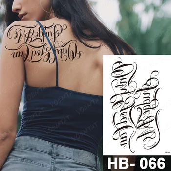 Rukou Písaného Textu Písma Nepremokavé Dočasné Tetovanie Nálepky Text Slovo Chicano Písmom Body Art Rameno, Zápästie Falošné Tetovanie Pre Ženy Muži