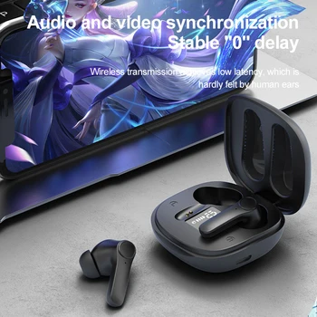 TWS Slúchadlá ANC Aktívnym Potlačením Hluku B11 Bluetooth Headset Bezdrôtový Športové Subwoofer In-Ear Slúchadlá Stereo Zvuk Slúchadiel