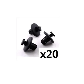 20x 8 mm Pre Plastové Výbava Klipy Citroen C3, C4, C5, C8 Wheel Arch Podšívka Splash Stráže