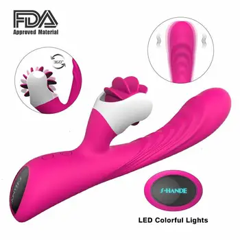 Dildo Vibrátor Pre Ženy, Dospelých, hračky, Sex stroj Produkt Masáž Prútik Pre G Mieste Vaginálnu Stimuláciu Klitorisu Erotické Lízanie pošvy