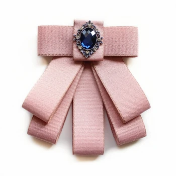 Móda Páse S Nástrojmi Motýlik Drahokamu Crystal Brošňa Pin Luxusné Svadobné Nastaviteľné Bowties Formálnej Strany Ručne Tkaná Kravata