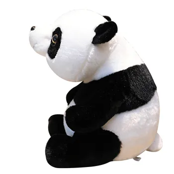 30/40/50 CM Roztomilý Simulácia Panda Kožušiny Bábika Plyšové Hračky Sedí držanie tela Národný Poklad Panda Bábika Ženy, Deti Birthdya Darček