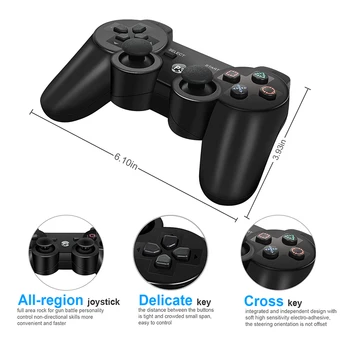 Bezdrôtové Bluetooth Gamepad Pre PS3 Controle Herné Konzoly Ovládač Diaľkový ovládač Pre Playstation 3 Gamepads