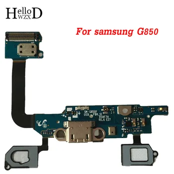 Pre Samsung Galaxy Alfa G850 G850F SM-G850F Dock Konektor Micro USB Nabíjací Port Flex Kábel Modulu Rada Náhradné Diely