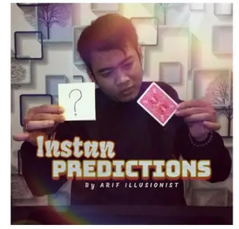 Instan Predpovede o Arif Illusionist(Trik Nie je Súčasťou balenia) kúzelnícke triky