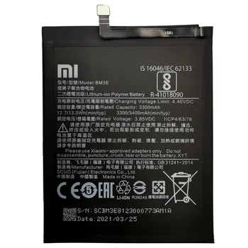 Xiao Mi Originálne Batérie Telefónu BM3E pre Xiao Mi 8 Mi8 M8 3400mAh Vysoko Kvalitné Náhradné Batérie Bezplatné Nástroje+Samolepky