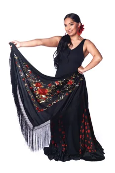 Veľké trojuholníkové flamenco alebo Sevillian Manton (195X95cm)