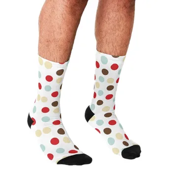 Vtipné pánske ponožky Vianočné Newfoundland Psa Dovolenku Vytlačené hip hop Muži Radi roztomilé Ponožky chlapcov street štýl Crazy Ponožky pre mužov