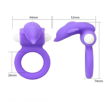 Penis Krúžky Vibračné Krúžky na Penis Oneskorenie Ejakulácie Muž Masturbácia Stimulátor Klitorisu Sexuálne Hračky pre Mužov