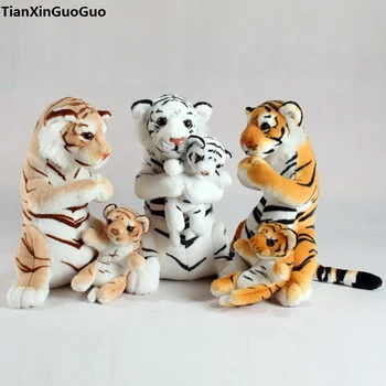 Veľké 42cm krásne tiger plyšové hračky simulácia tiger objať baby tiger mäkké bábiky hodiť vankúš darček k narodeninám s0609
