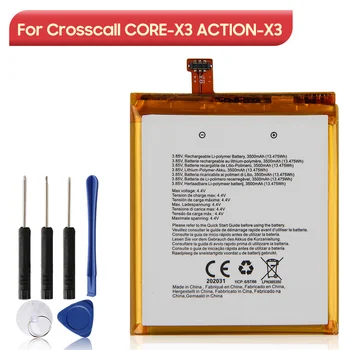 Originálne Náhradné Batérie Telefónu Pre Crosscall CORE-X3 AKCIA-X3 Mobilný Telefón na CROSSCALL TREKKER X3 batéria 3500mAh