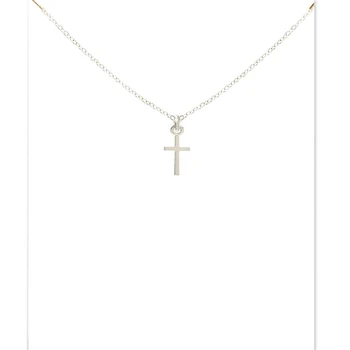 Módne Jednoduché Infinity Gold Malý Kríž Náhrdelník Elegantná Prívesok Reťazca Náhrdelníky Šperky, Darčeky Ženy Kríž Kresťanský Dary
