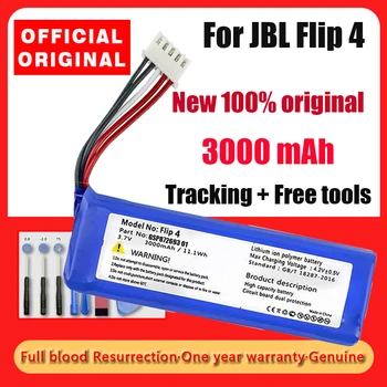 Originálne Nové Náhradné GSP872693 01 3,7 v 3000mah Bateria pre JBL Flip 4 /Flip 4 Špeciálne Vydanie Batérie Batérie + Nástroje