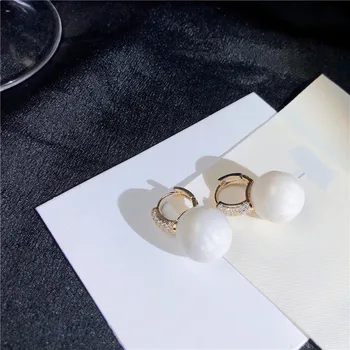 Kórejský Farebné Gule Pearl Náušnice Pre Ženy 2021 Nové Trendy Šperkov Osobnosti Brincos Veľkoobchod