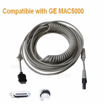 Kompatibilné s GE MAC5000 CAM 14 Stočený Pacienta Kábel ,Dĺžka=6m,OEM P/N 2016560-001.