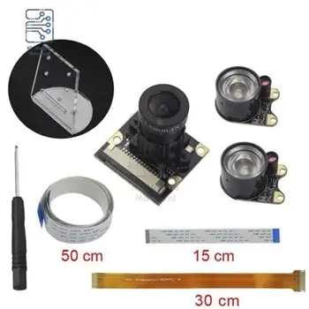 OV5647 7-v-1 Modul Kamery 60 Stupňov Infračervené Svetlo-Citlivý Nastaviteľné Zaostrenie pre Nočné Videnie Pre Raspberry Pi 3B+/Zero/W