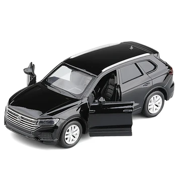 JACKIEKIM Diecast Kovový Model/1:36 Mierka/Volkswagen Touareg SUV/Vytiahnuť Späť autíčka/Dvere Openable/Kolekcia/Darček Pre Dieťa