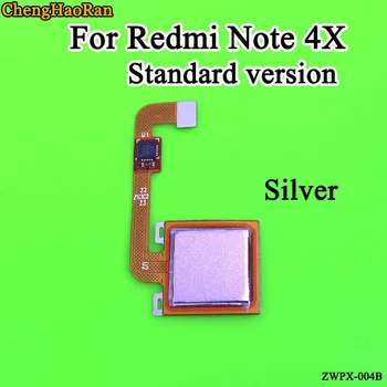 ChengHaoRan Pre Xiao Redmi Poznámka 4X Snímač Odtlačkov prstov Skener Flex Kábel Konektor pre Xiao Redmi Poznámka 4X 4Standard verzia