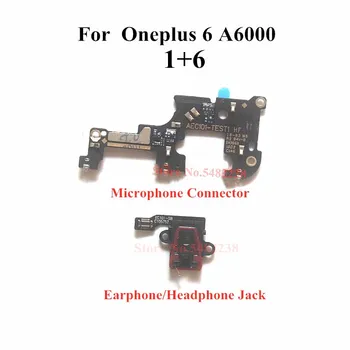 Pôvodné Mikrofón Slúchadlá Pre Oneplus 6 A6000 1+6 Slúchadlá Jack výstup Zvuku MIKROFÓNU mikrofón Flex kábel Konektor Časti